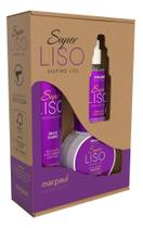 Kit Super Liso ( Shampoo, mascara e finalizador)Macpaul