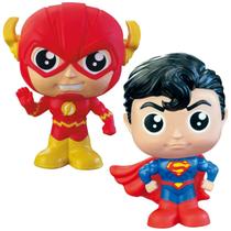 Kit Super Man Flash 2 Bonecos Colecionáveis Liga Justiça DC Kit Super Man Flash 2 Bonecos Colecionáveis Liga Justiça DC