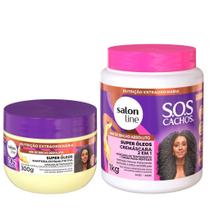 Kit Super Óleos com Cremáscara + Manteiga - Definição e Nutrição Salon Line Kit Super Óleos com Cremáscara + Manteiga - Definição e Nutrição Salon Line