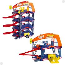 Kit Super Pista Garage e Posto Tradicional C/ Acessórios - Samba Toys