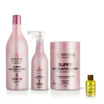 Kit Super Reconstrução 1Kg e Óleo Argan 9mL Dyusar