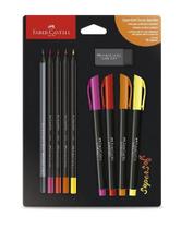 Kit Super Soft Cores Quentes - Faber Castell