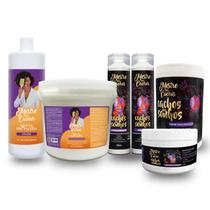 Kit Super Soltura + Super Tratamento Mestre dos Cachos Define Cabelo Crespo e Cacheado +30 Aplicações home care:cach
