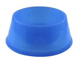 Kit Super Suporte Preto + Comedouro P 300ml Azul