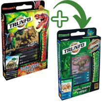 Kit Super Trunfo Batalhas Dos Dinossauros C/ 2 Baralhos Grow