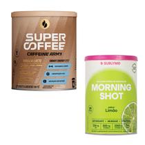 Kit SuperCoffee Vanilla Latte 220g + Morning Shot Limão 114g