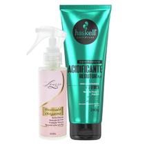 Kit Supermáscara Acidificante 240gr Haskell + Finalizador Obrigatório Lourre 120ml