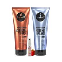Kit Supermáscaras 1 Aceleradora de Força 1 Brilho Espelhado 240g Haskell + Presente Lourre 15ml Kit Supermáscaras 1 Aceleradora de Força 1 Brilho Espelhado 240g Haskell + Presente Lourre 15ml
