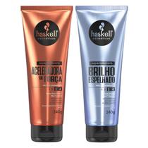 Kit Supermáscaras 1 Aceleradora de Força 1 Brilho Espelhado 240g Haskell Kit Supermáscaras 1 Aceleradora de Força 1 Brilho Espelhado 240g Haskell