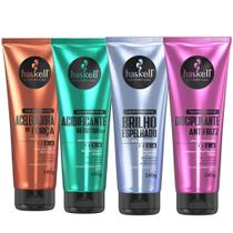 Kit Supermáscaras Haskell 0% Parabenos e Corantes 4x240g