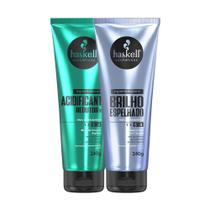 Kit Supermáscaras Haskell Acidificante Redutor de pH e Brilho Espelhado 240g