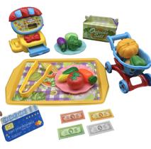 Kit Supermercado Comidinhas Brinquedo Cozinha Infantil Frutas Legumes
