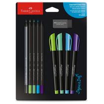 Kit Supersoft Cores Frias com 10 Peças - Faber-Castell Kit Supersoft Cores Frias com 10 Peças - Faber-Castell