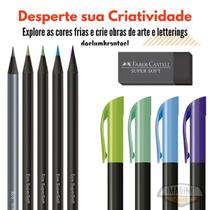 Kit Supersoft Faber-Castell Cores Frias Com 10 Itens