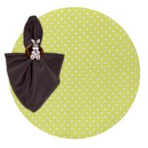 Kit Supla Sousplat Completo Mesa Posta de Páscoa Estampada Poá