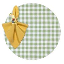 Kit Supla Sousplat Completo Mesa Posta de Páscoa Xadrez Kit Supla Sousplat Completo Mesa Posta de Páscoa Xadrez