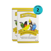 Kit Suplemento Alcon Labcon Club Polivitamínico 15ml C/ 2 unidades