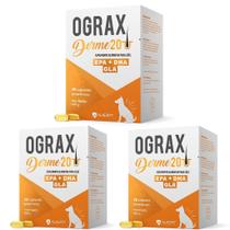 Kit Suplemento Alimentar Avert Ograx Derme 20 para Cães