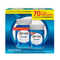 Kit Suplemento Alimentar Centrum Homem 60 Comprimidos + 30 Comprimidos