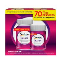 Kit Suplemento Alimentar Centrum Mulher 60 Comprimidos + 30 Comprimidos