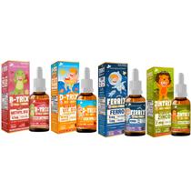 Kit Suplemento Alimentar Ferrix + B-trix + D-trix + Zintrix KIT:Ferrix + B-trix + D-trix + ZintrixSabor:Morango + Uva Kit Suplemento Alimentar Ferrix + B-trix + D-trix + Zintrix KIT:Ferrix + B-trix + D-trix + ZintrixSabor:Morango + Uva