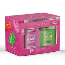 Kit Suplemento Alimentar Gummy Hair Cabelos e Unhas Maça Verde + Tutti Frutti 120 gomas Kit Suplemento Alimentar Gummy Hair Cabelos e Unhas Maça Verde + Tutti Frutti 120 gomas