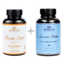 Kit suplemento betterlife - brain relax + brain start