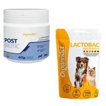 Kit Suplemento Cães/Gatos Post Biotic+Lactobac Multiespécie Kit Suplemento Cães/Gatos Post Biotic+Lactobac Multiespécie