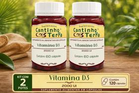 Kit Suplemento de Vitamina D3 2000 ui 2 unidades