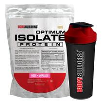 Kit Suplemento em pó Optimum Isolate Whey Protein 900g + Coqueteleira Shaker 600ml - Força e Resistência - Bodybuilders