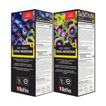 Kit Suplemento Red Sea Reef Energy A/b 500ml Super Corais