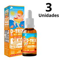 Kit Suplemento Vitaminico D3 DTrix 30ml Gotas Para Imunidade Kit Suplemento Vitaminico D3 DTrix 30ml Gotas Para Imunidade