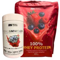 Kit Suplemento Whey + Pré-Treino Reall Nutrition Crescimento