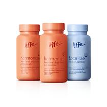Kit Suplementos 5 Frascos - Vida Bem Vivida Liffe 150 Cáps Kit Suplementos 5 Frascos - Vida Bem Vivida Liffe 150 Cáps
