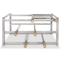 Kit Suporte 1006 Em Inox - Giragrill Kit Suporte 1006 Em Inox - Giragrill