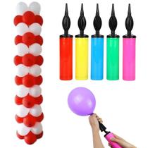 Kit Suporte 1,90m + Bombinha Encher Balão Festa Decoração - Crgfestas Kit Suporte 1,90m + Bombinha Encher Balão Festa Decoração - Crgfestas