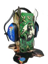 Kit Suporte Autistas Abafador Sons 11 Db Dinossauros