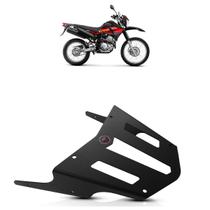 Kit Suporte Bagageiro Chapa XTZ 250 Lander 2005 2006 2007 2008 2009 2010 2011 2012 2013 2014 2015 2016 2017 2018 Preto 17 Peças