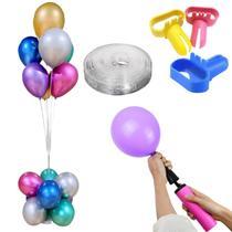 Kit Suporte Balão 130m 7 Hastes + 3 Acessório para Decoração Kit Suporte Balão 130m 7 Hastes + 3 Acessório para Decoração