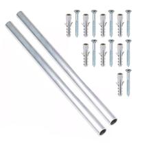 Kit Suporte Churrasqueira Tubo Inox 304 de 80cm