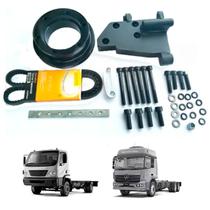 Kit suporte compressor mb accelo /atego-ar condicionado