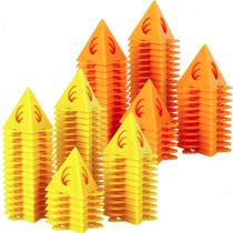 Kit Suporte Cone Para Pintura E Verniz Marcenaria Profissional Tripé De Secagem Antiaderente Alta Resistência