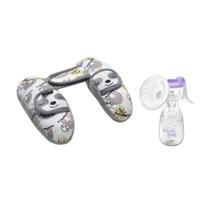 Kit Suporte de Cabeça para Bebe Ajustável Safe Ride e Extrator de Leite Manual For Mom
