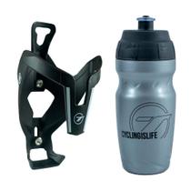 Kit Suporte De Caramanhola Squeeze 400ml Bike Mtb Speed Gravel Nylon Tsw