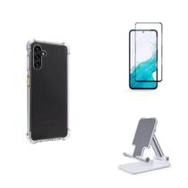 Kit Suporte de Mesa Samsung Galaxy A54 5G + Capa + Pelicula De Vidro 3D