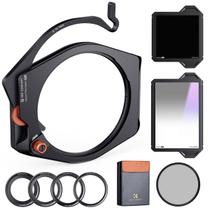 Kit Suporte de Metal + 8pcs Anéis + Filtro Quadrado ND1000 100x100mm - KF + Nd Graduado GN8 0.9 100x150mm - K&F Concept