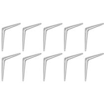 Kit Suporte De Prateleira - Cantoneira - 10 X 12 Cm 47,0001 (Com 10 Unidades) - Nord