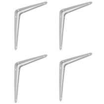 Kit Suporte De Prateleira - Cantoneira - 10 X 12 Cm 47,0001 (Com 4 Unidades) - Nord Kit Suporte De Prateleira - Cantoneira - 10 X 12 Cm 47,0001 (Com 4 Unidades) - Nord