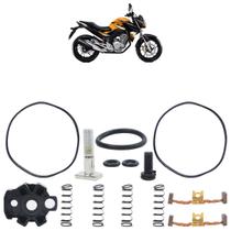 Kit Suporte Escovas CB 250F Twister Flex 2016 A 2020 Completo