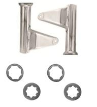 Kit Suporte Farol Cromado Com Coxim Cg Today 125 Até 99 0120_0121_BR00292_BR00293 Kit Suporte Farol Cromado Com Coxim Cg Today 125 Até 99 0120_0121_BR00292_BR00293